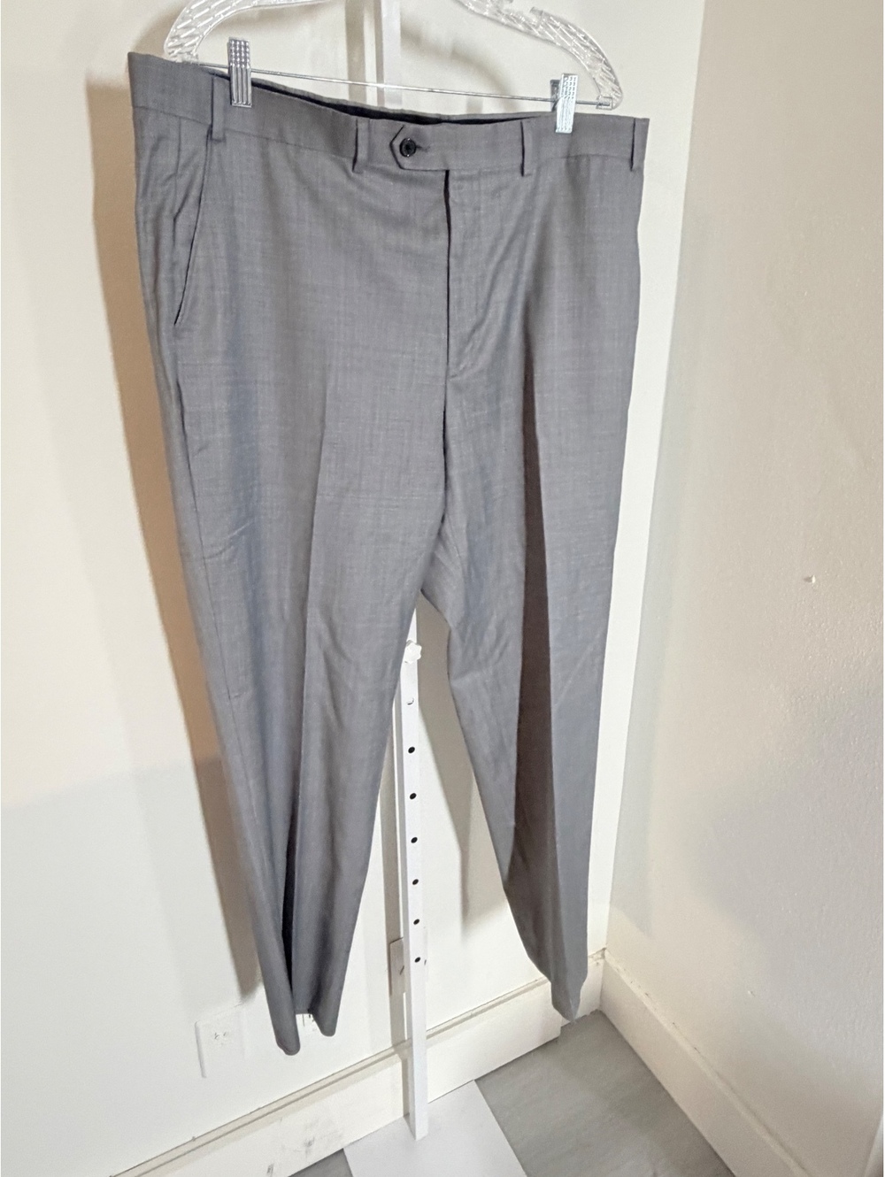 Lauren Ralph Lauren Men's Gray Wool Blend Dress Pants Size 40 - Picture 2 of 12